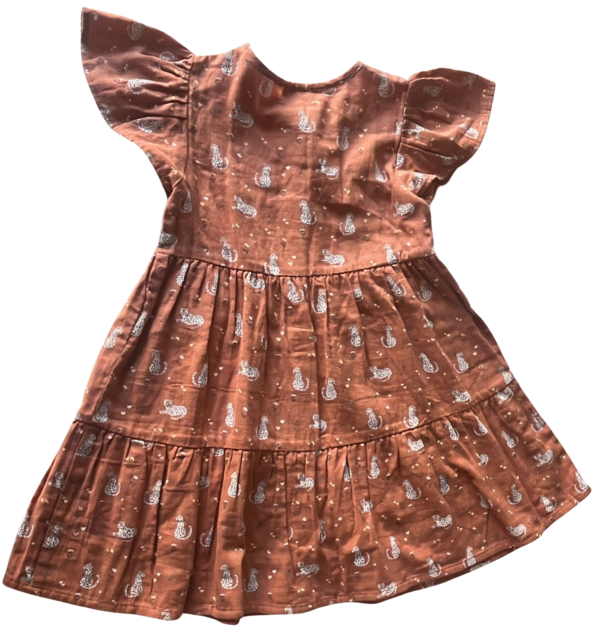 Milla.Star Girls' Printed Tiered Button-Front Dress - Size 122