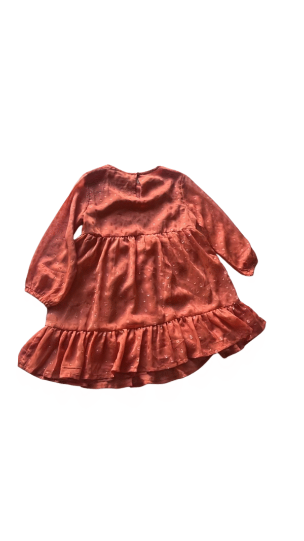 Milla.Star Girls' Long Sleeve Tiered Ruffle Dress - Size 104