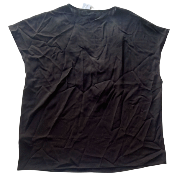 SHEIN Women's Loose Fit Black T-Shirt/Blouse - Size L