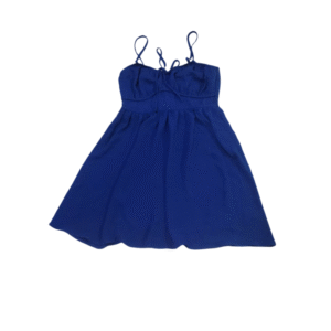 LOGIFIRST Women's Royal Blue Strappy Babydoll Mini Dress - Size M