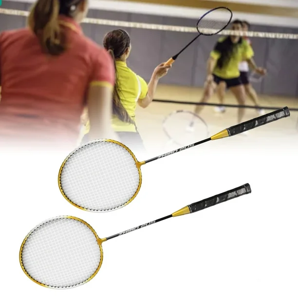 Logifirst Badminton Racket Set - Durable Training & Leisure Racquets (2 Pack)