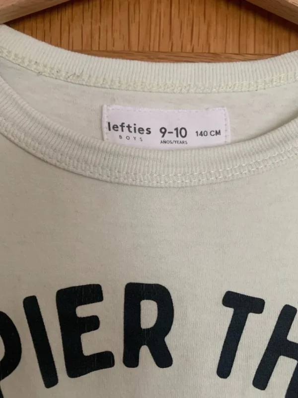 Lefties Kids' Sequin "Happier Than A French Fry" Graphic T-Shirt Size 9-10Y