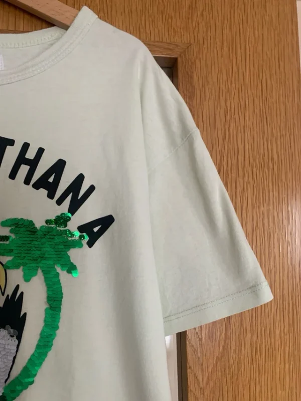 Lefties Kids' Sequin "Happier Than A French Fry" Graphic T-Shirt Size 9-10Y