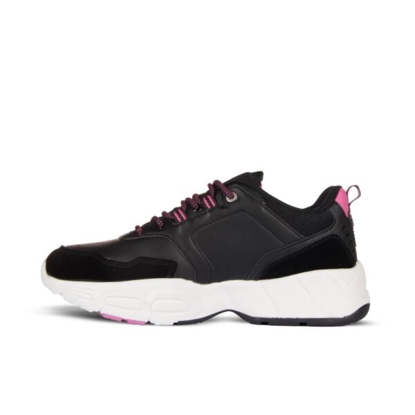 Ellesse Bigonzzi Chunky Sneakers - Black & Pink Women's Trainers, Size 39