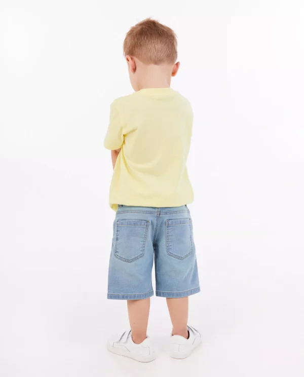 BESTies Light Blue Kids Denim Shorts – Classic Slim Fit Jean Shorts, Size 158 (12–13 Years)