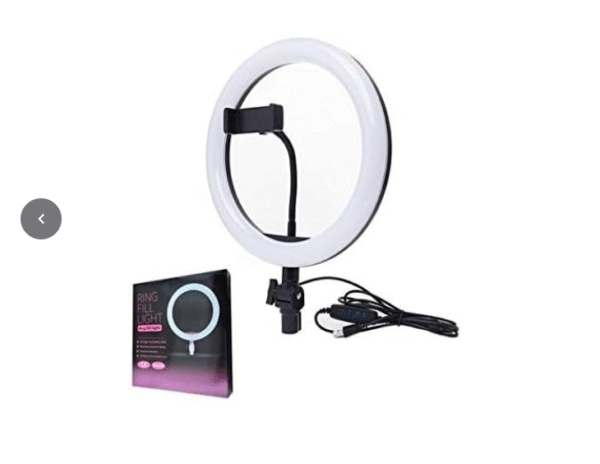 LED Ring Light with Phone Holder