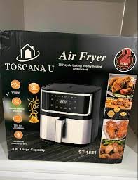 TOSCANA U 8L Large Capacity Digital Air Fryer - 1700W Multi