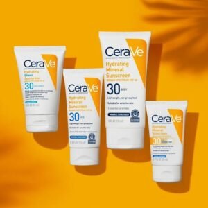 CeraVe Hydrating Mineral Sunscreen SPF 30, Face Sheer Tint