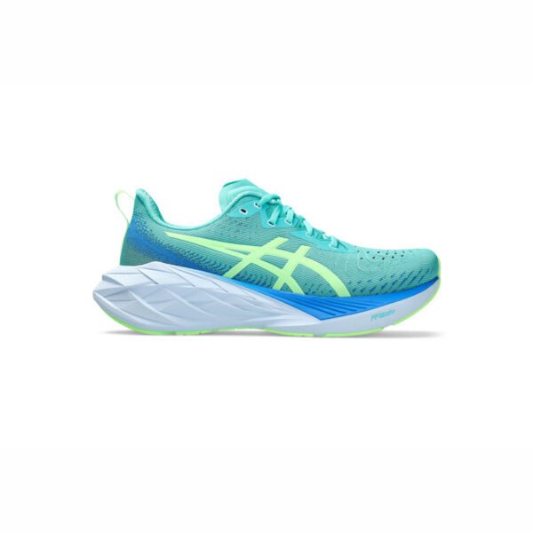 ASICS NOVABLAST 3 (or similar) Running Shoes - Teal and Lime Green