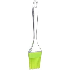 logifirst Premium Silicone Basting & Pastry Brush with Clear Handle - Heat-Resistant, Easy-Clean Kitchen Tool