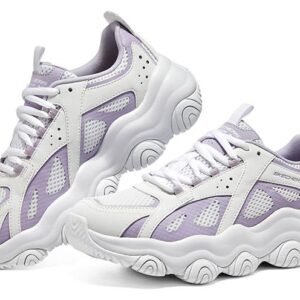 Skechers Retro Chunky Sneaker - White & Lavender size 36