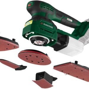 Parkside 20V Cordless Multi Sander (PMSA 20-Li A1) - 3-in-1 Versatile Power Tool