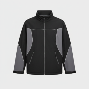 Unisex Two-Tone Workwear Jacket / Windbreaker with Contrast Piping