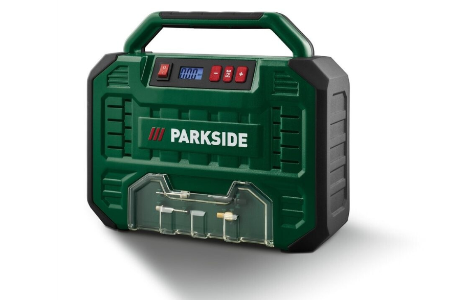 Parkside 2-in-1 Portable Compressor and High-Pressure Pump