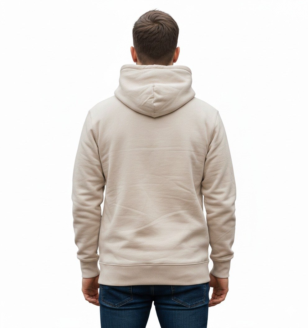 JACK & JONES Men's Core Logo Pullover Hoodie - Light Grey Melange