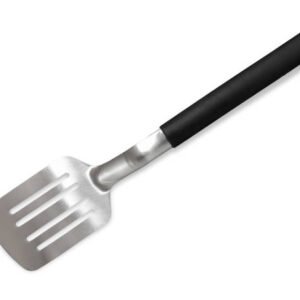 GRILL MEISTER Stainless Steel Slotted BBQ Spatula with Heat-Resistant Handle