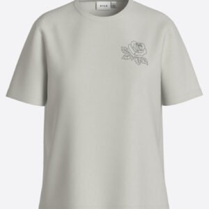 VILA Organic Cotton Rose Graphic T-Shirt