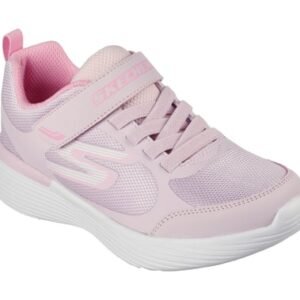 Skechers Girls' Microspec Plus - Lightweight Pink & Lavender Athletic Sneakers