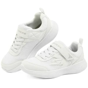 Skechers Kids' Bounder - Radiant White Sports Sneakers | Size 34