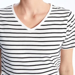 Women's Essential Striped V-Neck T-Shirt