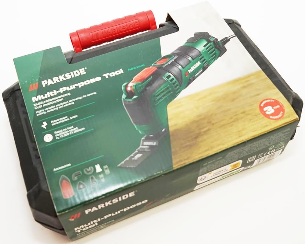 Parkside PMFW 310 H5 Multi-Purpose Oscillating Tool - 310W Power for Sawing, Sanding & Cutting