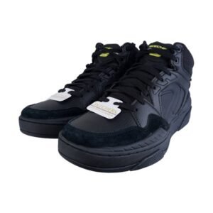 Skechers Men's Court & Classics Mid-Top Black Basketball-Inspired Sneakers