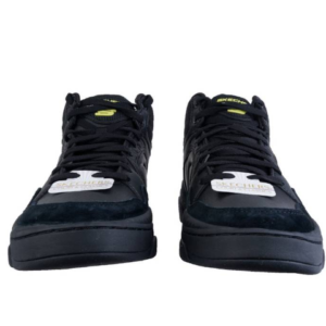Skechers Men’s Court & Classics: Mid-Top Leather Sneakers (Black)