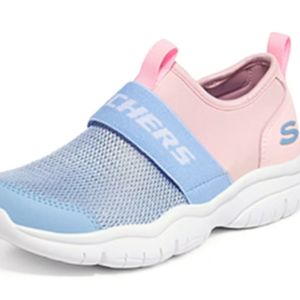 Skechers Kids' Slip-On Sporty Dreamer - Pink & Blue Sneakers | Size 34