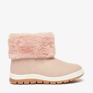 Juniors Girls' Faux Fur Trimmed Winter Boots