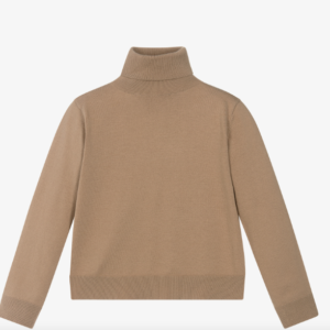 Fish & Chips Girls' Classic Turtleneck Knit Sweater