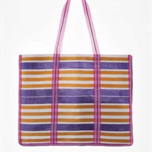 Large Women’s Pink Gym Duffel Bag – Water-Resistant Travel Weekender with Shoe Compartment & Yoga Mat Straps