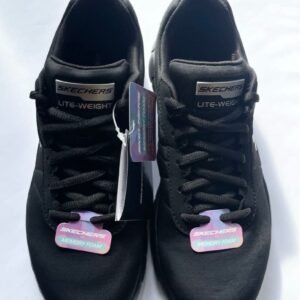 Skechers Lite-Weight Black Running & Walking Shoes for Men