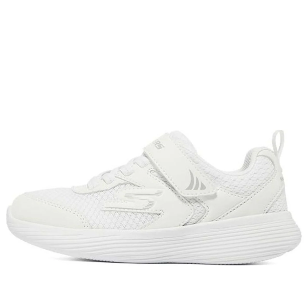 Skechers Kids' Bounder - Radiant White Sports Sneakers | Size 34