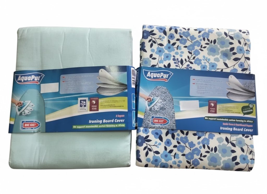 AquaPur Universal Ironing Board Cover - 3-Layer Heat Reflective Padded Cover (One Size)