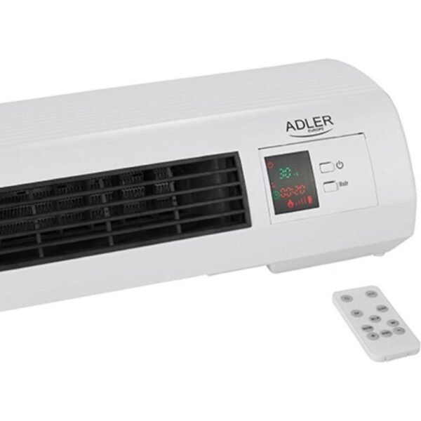 Adler AD 7714 Wall-Mounted Air Curtain Heater - 2200W - Ceramic LED ...