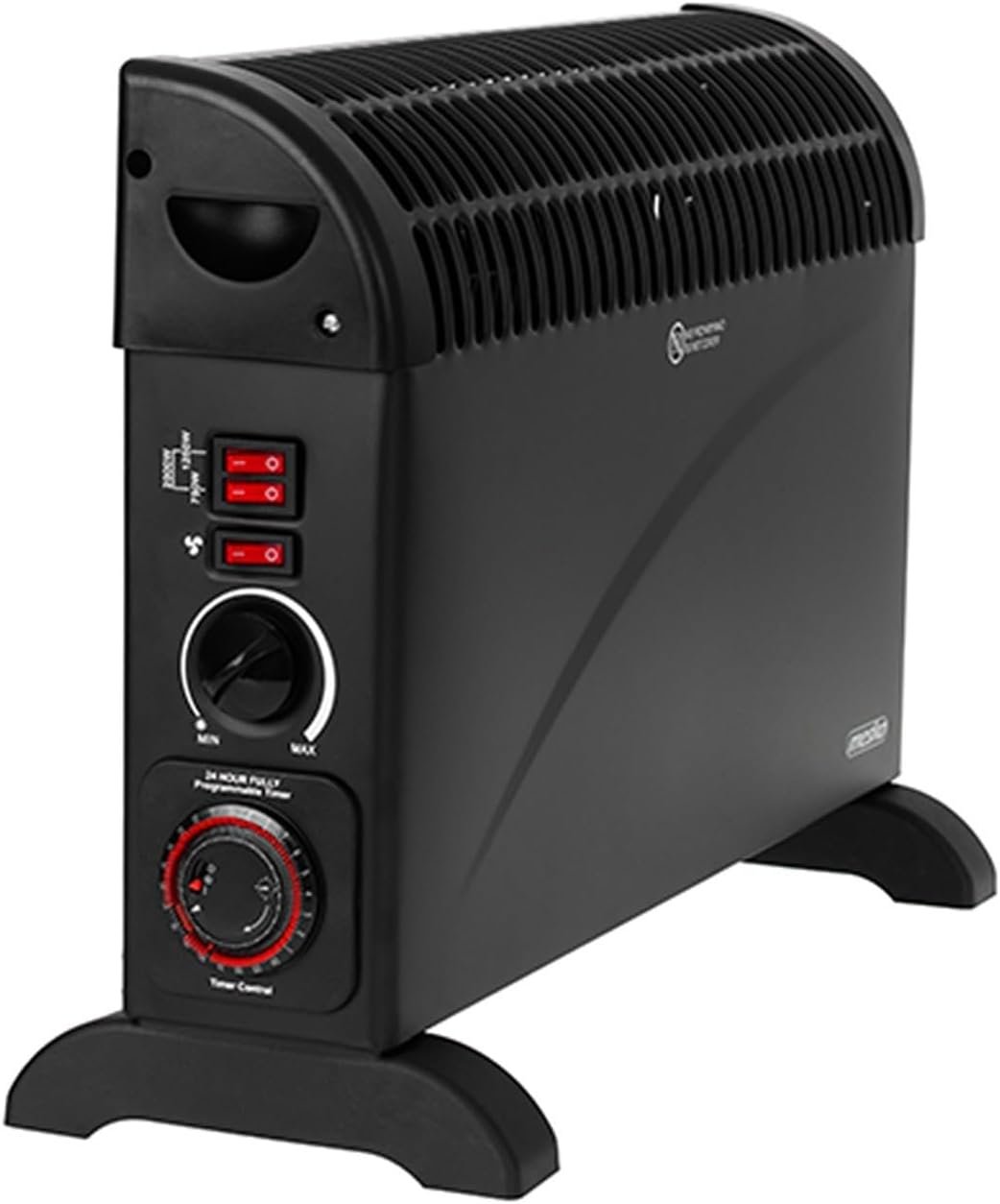 Mesko MS 7710 Quartz Electric Heater – 800W Portable Halogen Heater with 2 Heat Settings & Tip-Over Protection