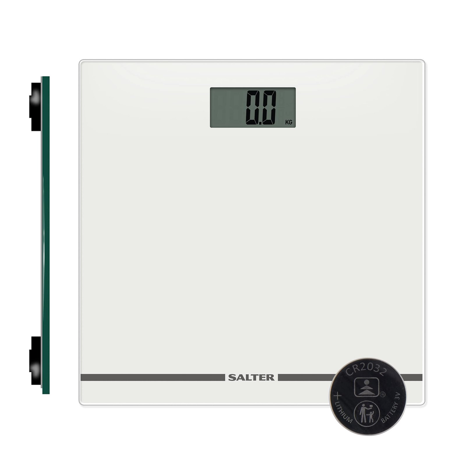 Adler AD 8157 Digital Bathroom Scale - Tempered Glass with Big LCD Screen - 150kg Capacity - Image 2