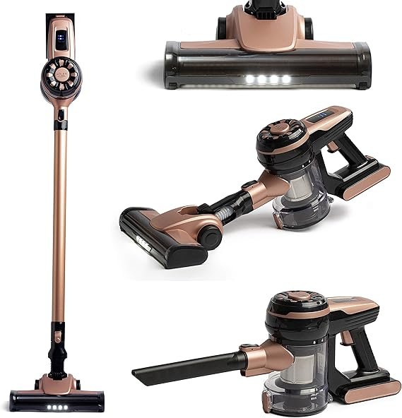 ADLER AD 7044 Cordless Stick Vacuum Cleaner – 2-in-1 Rechargeable Vacuum with LED