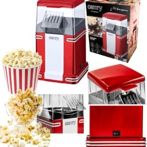 Camry CR 4480 1200W Hot Air Popcorn Maker – Oil-Free Healthy Popcorn Machine