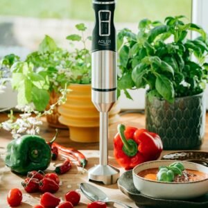 Adler AD 4628 Hand Blender 1900W Stainless Steel with Turbo & Ice Crushing