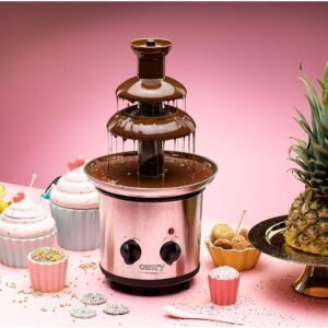 Camry CR 4488 Chocolate Fountain 320W – Stainless Steel 3-Tier Chocolate Fondue Machine