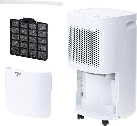 Adler Europe 2-in-1 Air Dehumidifier & Air Purifier AD 797 – Compact Moisture Absorber for Home