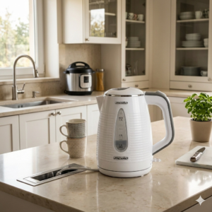 Mesko MS 1261 Electric Kettle – 1.7L Capacity, 2200W High Power, White