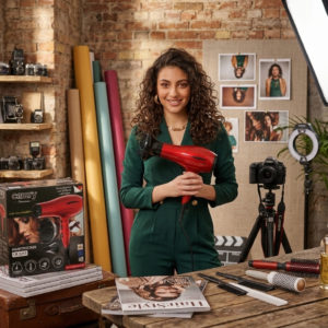 Camry CR 2253 Hair Dryer 2600W – Professional Ionic Hair Dryer with Diffuser & Concentrator