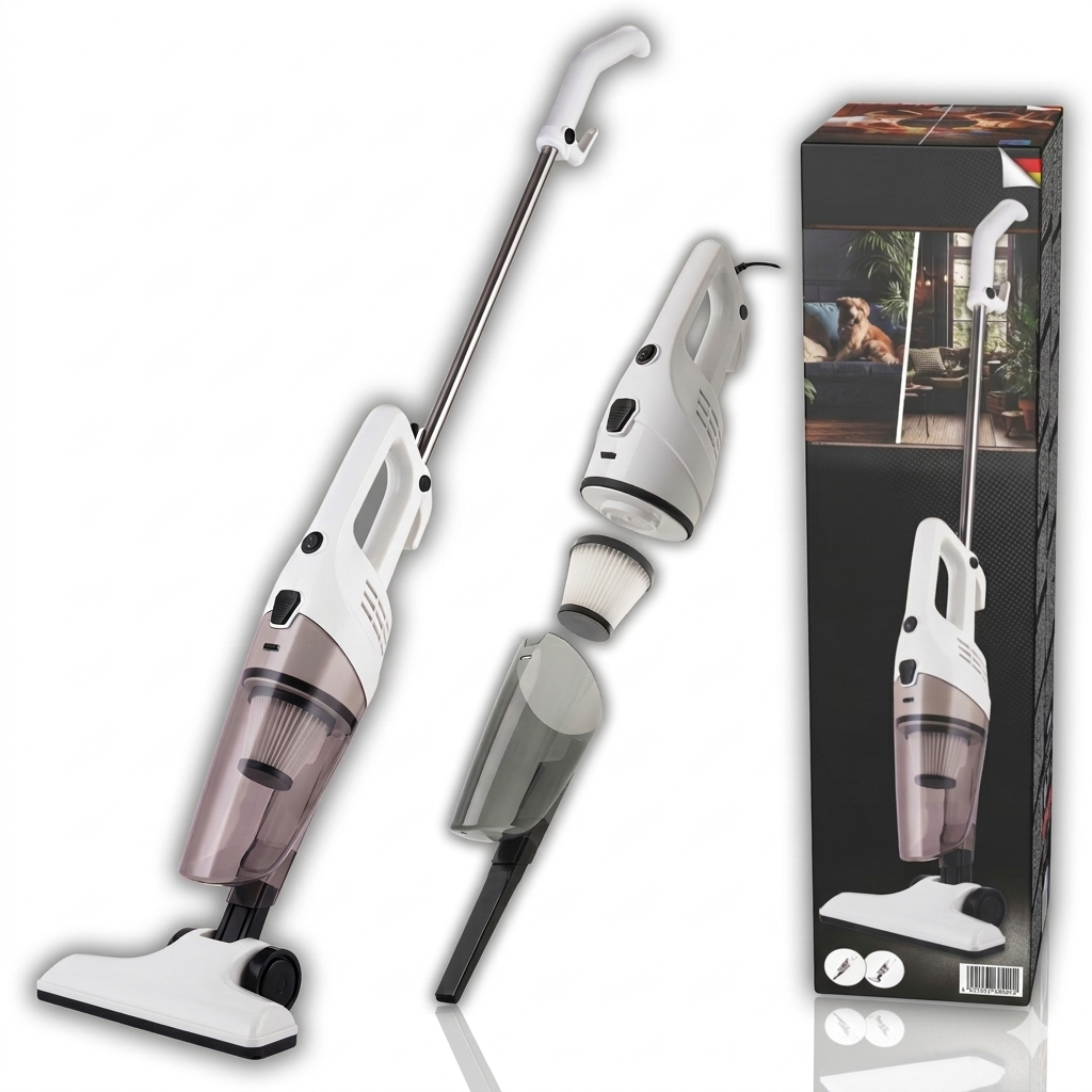 Mesko MS 7071 Upright & Handheld Vacuum Cleaner – 800W Max Power, 17,000 Pa Suction, 7m Range