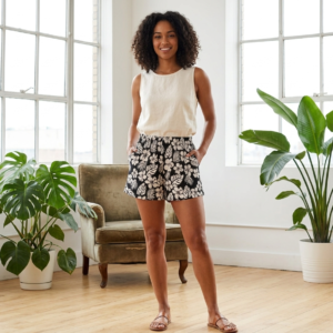 Women’s Floral Print Shorts by Ardene – Casual Summer Beach Shorts