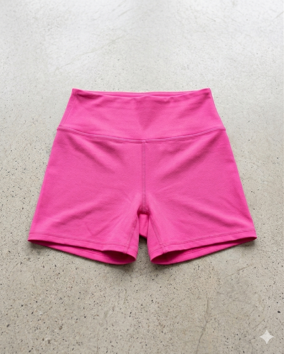 Women’s Hot Pink Cotton Casual Shorts – Elastic Waist Basic Summer Shorts by Ardene